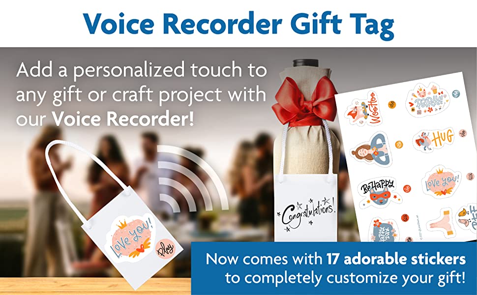 Voice Recorder Gift Tag